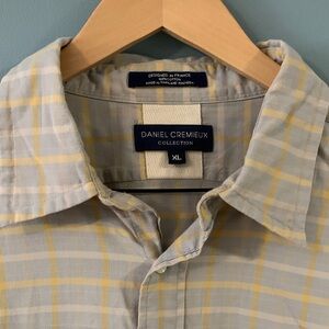 Daniel Cremieux Plaid Long-Sleeve Cotton Button Down Shirt